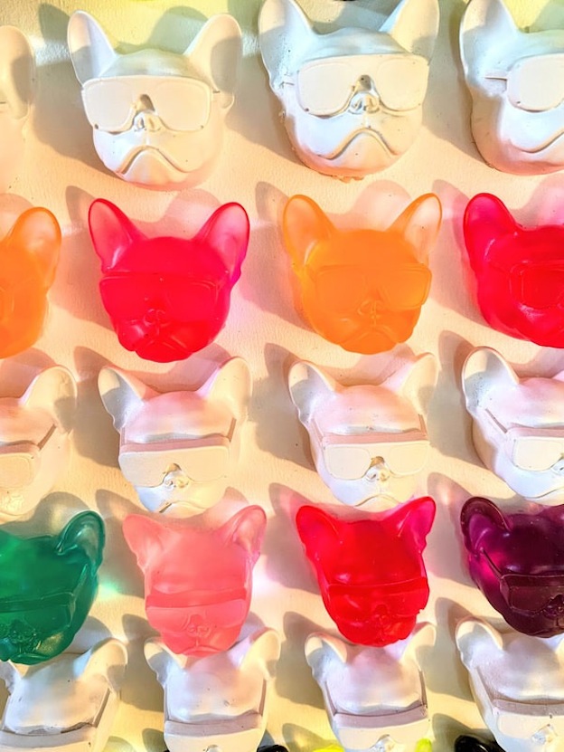 Ann Ciciani | More Mad Dogs IV|  wb closer up|McAtamney Gallery and Design Store | Geraldine NZ